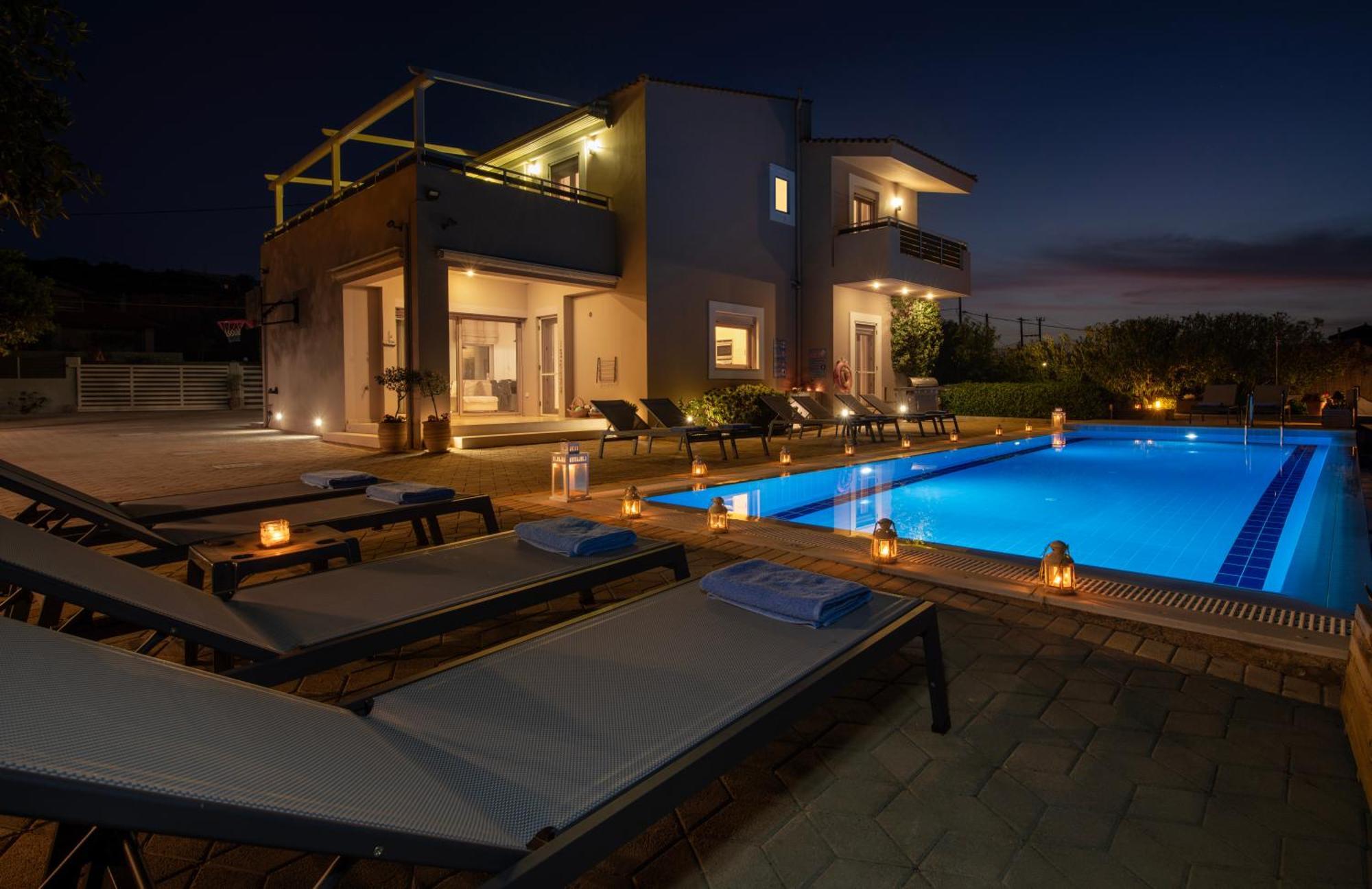 גובס Four Seasons Private Villa - Seaview - Big Heated Pool - Gym - Sport Activities מראה חיצוני תמונה