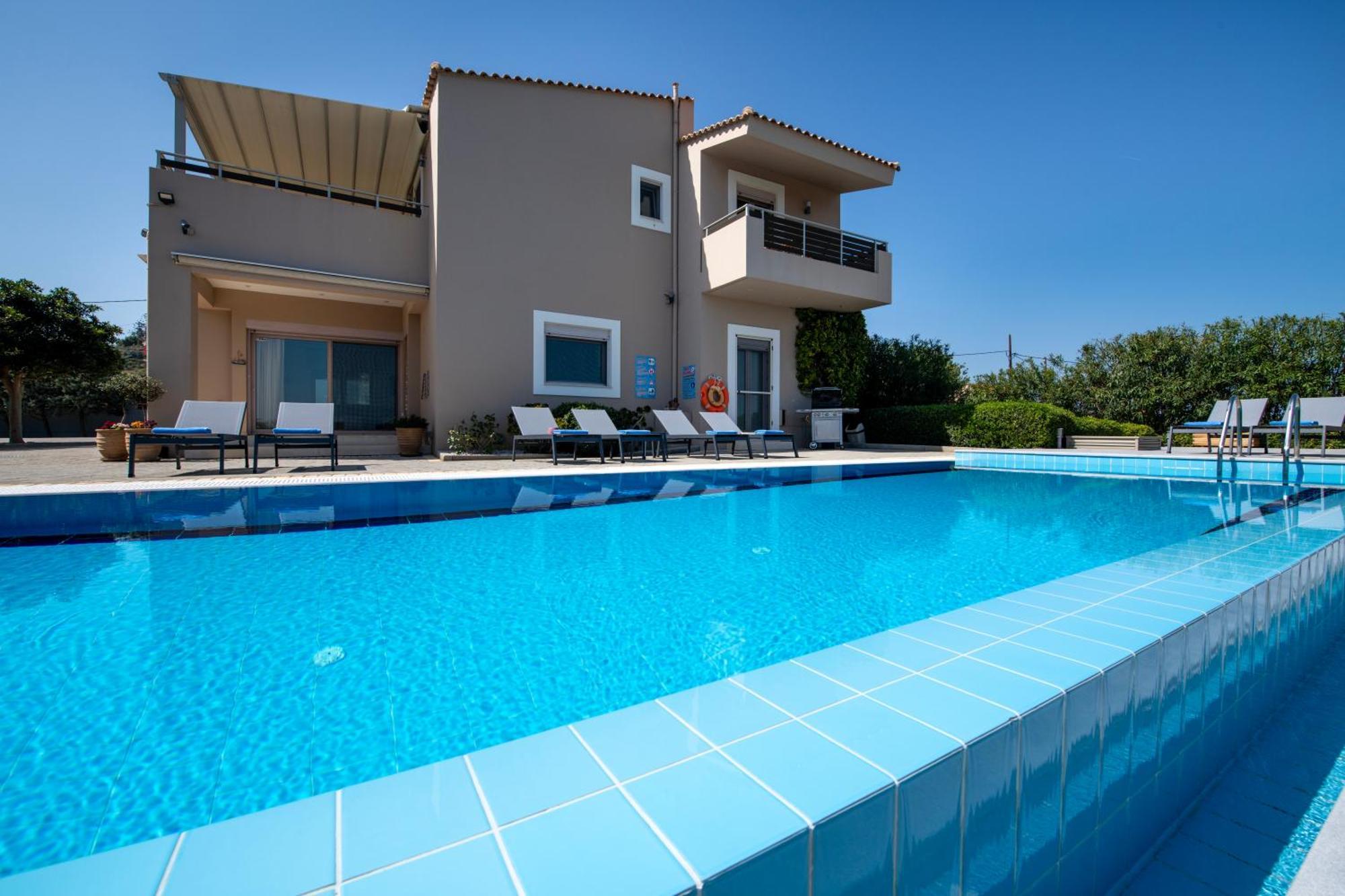 גובס Four Seasons Private Villa - Seaview - Big Heated Pool - Gym - Sport Activities מראה חיצוני תמונה