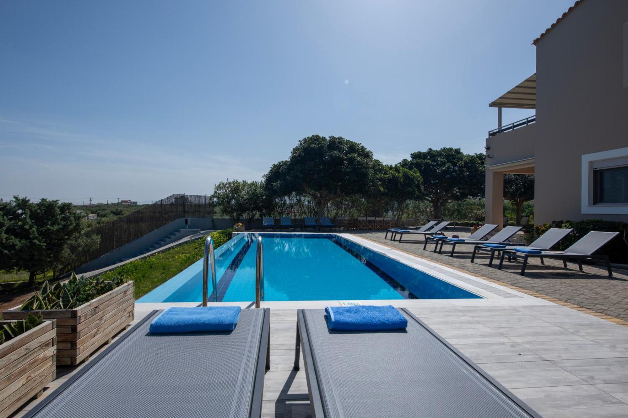 גובס Four Seasons Private Villa - Seaview - Big Heated Pool - Gym - Sport Activities מראה חיצוני תמונה